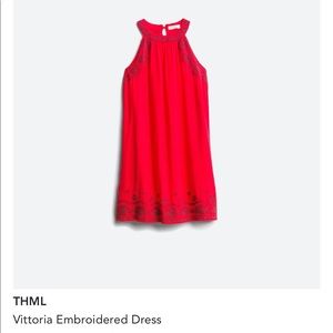 THML Vittoria Embroidered Dress